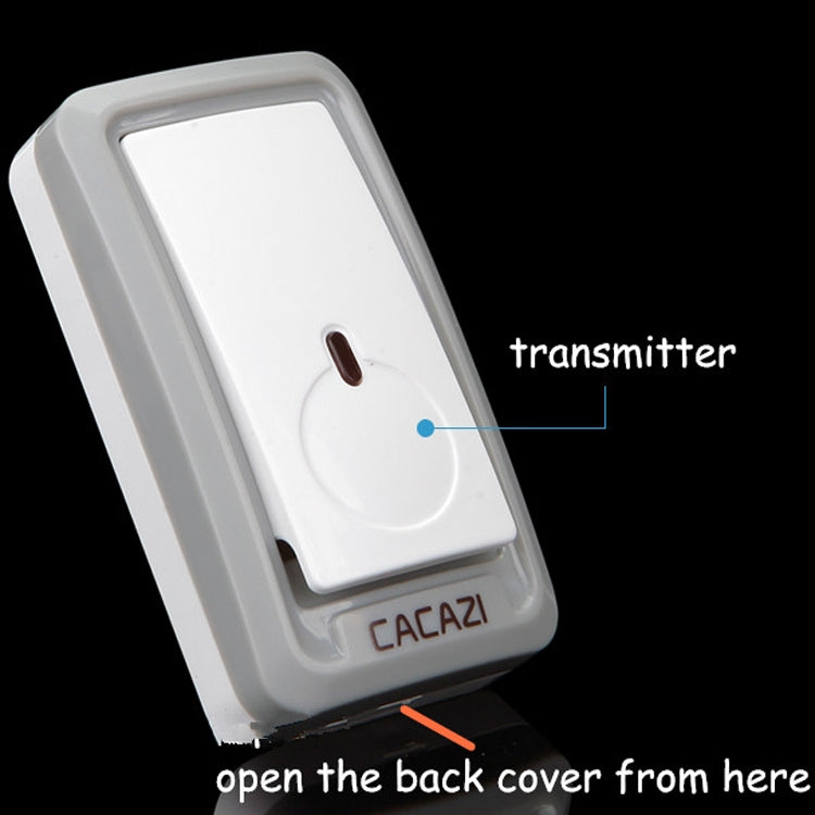 CACAZI W-899 Smart Home Wireless Doorbell Remote Control Doorbell CACAZI W-899 Smart Home Wireless Doorbell Remote Control Doorbell